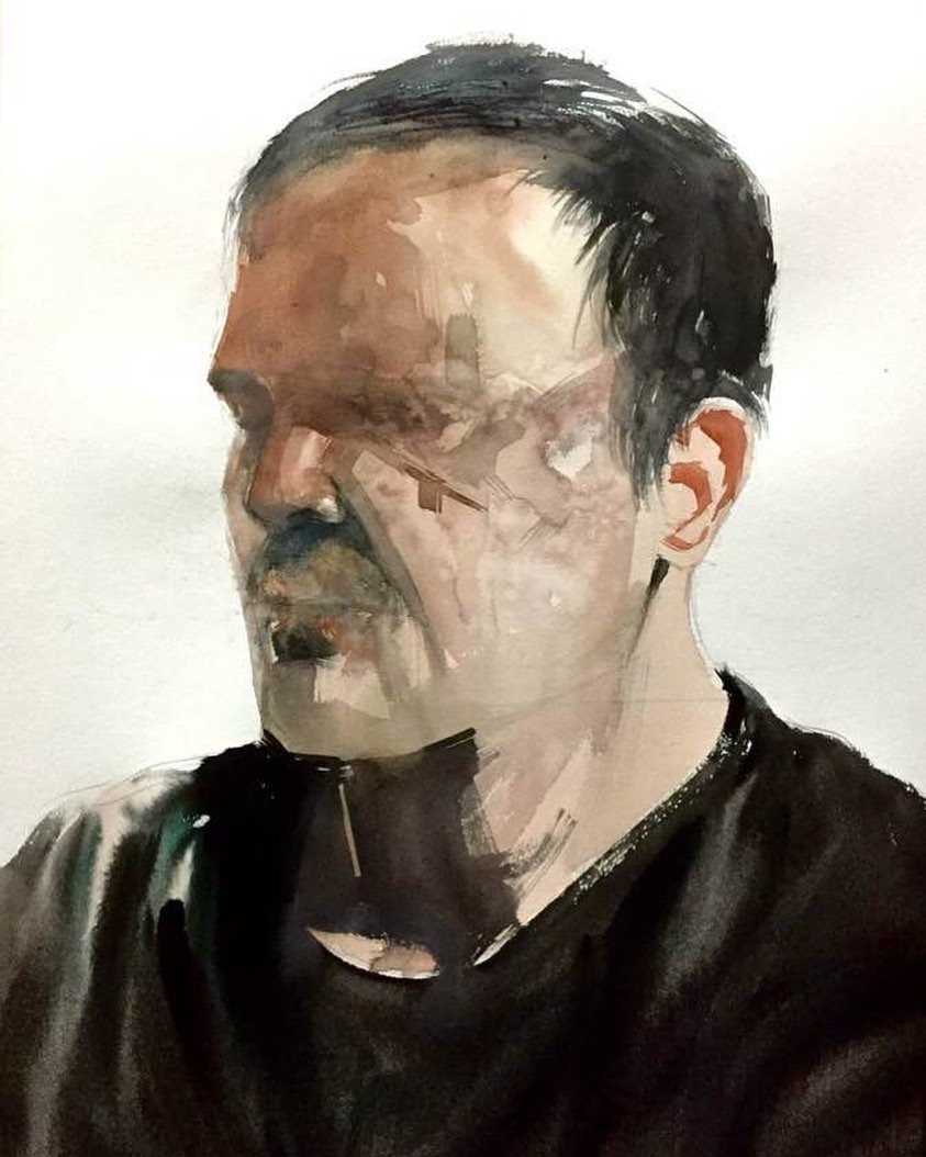 Amit Gautam in his studio